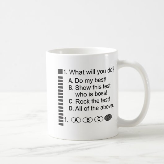 Mug Répondre Sheet Rock Le test de l'école d'examen en (Droite)