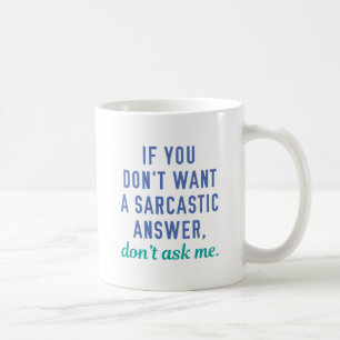 Mug Réponse sarcastique