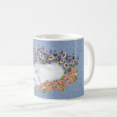 Mug Repos floral Westie (Devant droit)