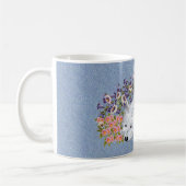 Mug Repos floral Westie (Gauche)