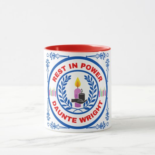 Mug Repos officiel au pouvoir Daunte Wright Collection (Centre)