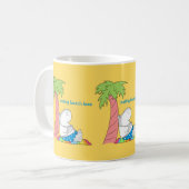 Mug REPOS PLAGE FACE Bouton ventre Hippo Boynton (Devant gauche)