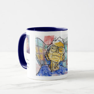 Mug Reposant ses yeux Peinture / Artiste Larry Lerew