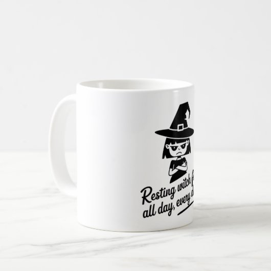 Mug Repose de la face de sorcière (Devant gauche)