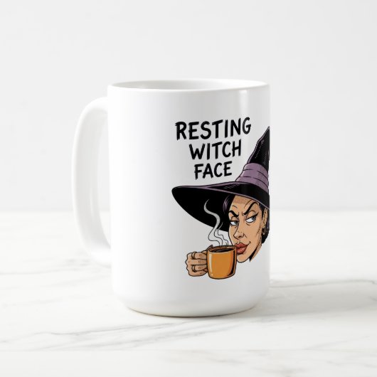Mug Repose du visage de la sorcière (Devant gauche)