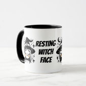 Mug Repose du visage de la sorcière (Devant gauche)