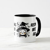 Mug Repose du visage de la sorcière (Devant droit)