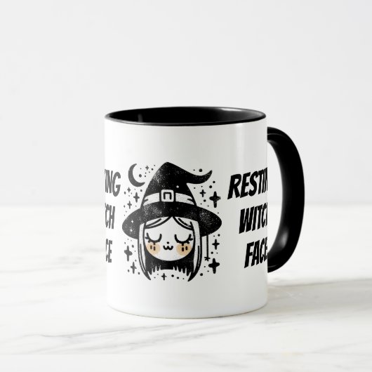 Mug Repose du visage de la sorcière (Devant droit)