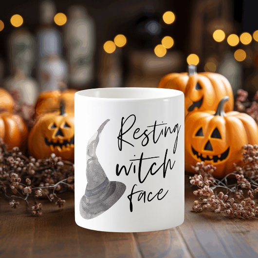 Mug Repose du visage de la sorcière | Bonne Halloween