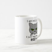 Mug Repose Hiss Face Gray Chat - Avantages PACR (Devant droit)
