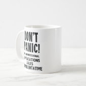 Mug Représentant commercial des applications (Devant gauche)