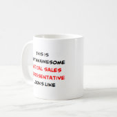 Mug représentant des ventes médicales, génial (Devant gauche)