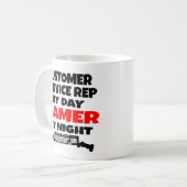 Mug Représentant du service à la clientèle Gamer (Devant gauche)