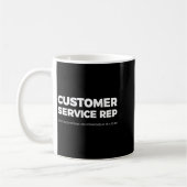 Mug Représentant du service (résolution des problèmes  (Gauche)