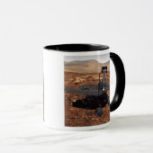 Mug Représentation artistique de Mars Rover 2 (Devant droit)