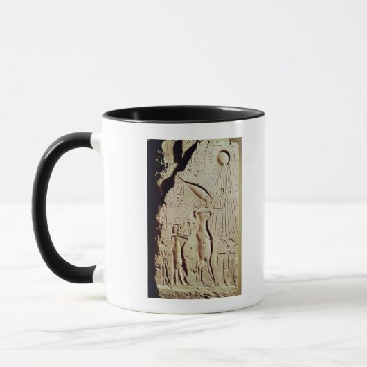 Mug Representation d'Amenophis IV, de Nefertiti et de (Gauche)