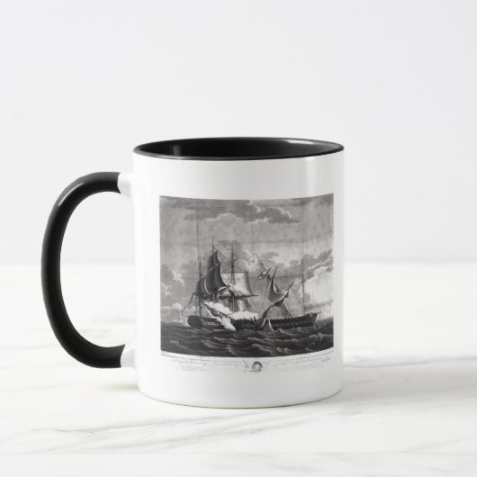 Mug Représentation de la frégate des USA, (Gauche)