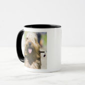 Mug représentation de la langue, longs cheveux, (Devant gauche)