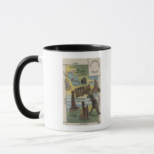 Mug Représentation des sites à voir dans UtahUtah