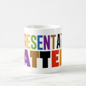 Mug Représentation Fait Une Différence Arc-en-ciel Div (Centre)