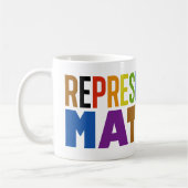 Mug Représentation Fait Une Différence Arc-en-ciel Div (Gauche)