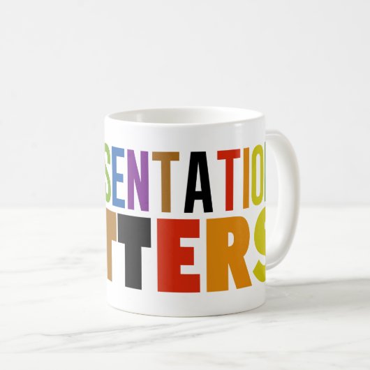 Mug Representation Matters Rainbow Diversity (Devant droit)