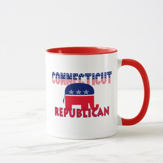 Mug Républicain du Connecticut (Droite)