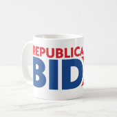 Mug Républicains pour la bouillie de café de Biden (Devant gauche)