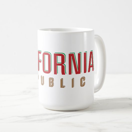 Mug République de Californie (Devant droit)