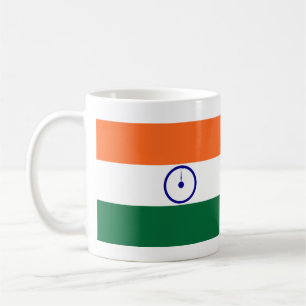 Mug République de l'Inde Drapeau et Hymne Porcelaine M