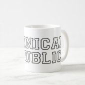 Mug République dominicaine (Devant droit)