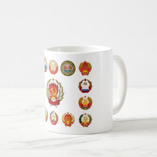 Mug Républiques de l'Union soviétique (Devant droit)