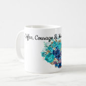 Mug Requiem Fleur Bleue (Devant gauche)