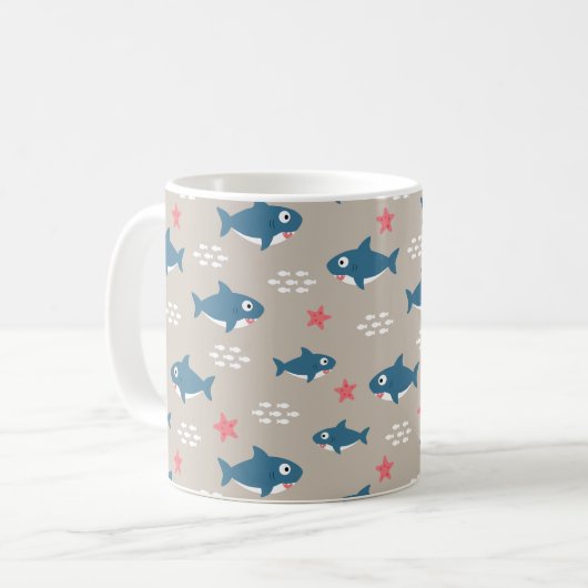 Mug Requin (Devant gauche)