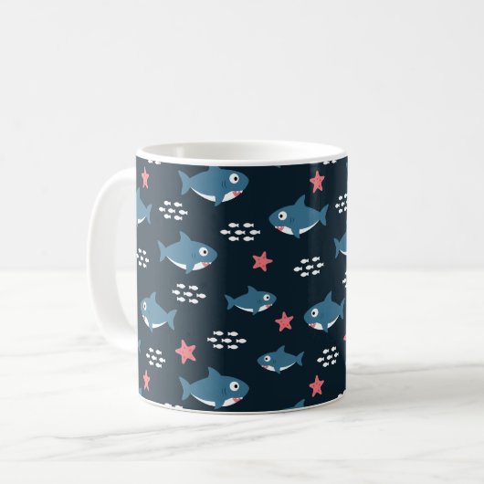 Mug Requin (Devant gauche)