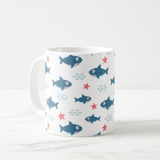 Mug Requin (Devant gauche)