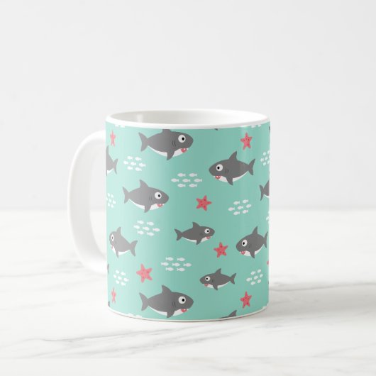Mug Requin (Devant gauche)