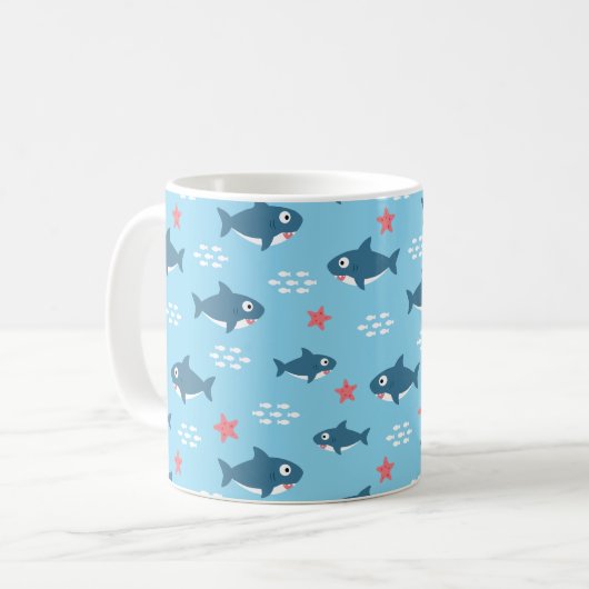 Mug Requin (Devant gauche)