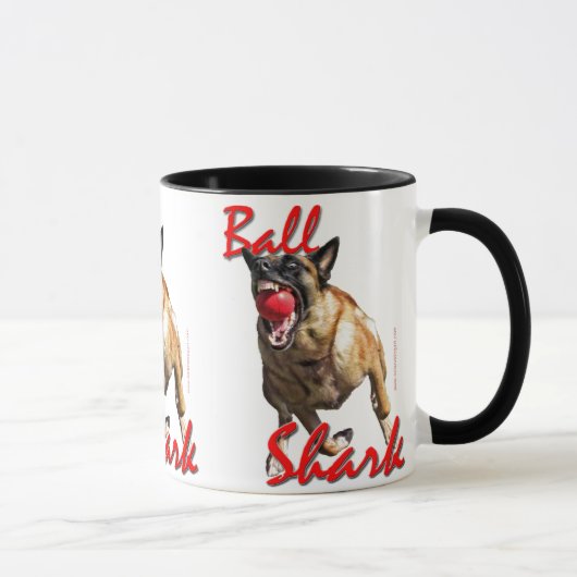 Mug Requin 2 de boule de Malinois (Droite)