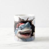 Mug Requin 3D avec Noël (Centre)
