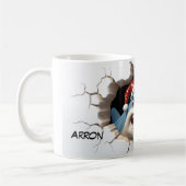 Mug Requin 3D avec Noël (Gauche)