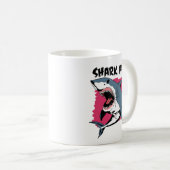 Mug Requin AF ! | Amateurs de requins Design graphique (Devant droit)