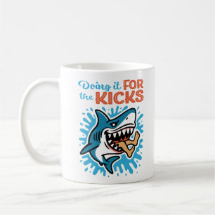 Mug Requin bleu cool pour les sensations fortes