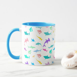 Mug Requin coloré sous la mer School Party