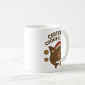 Mug Requin de Noël drôle certifié Cookie-Cutter Pun (Devant droit)