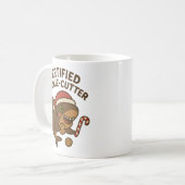 Mug Requin de Noël drôle certifié Cookie-Cutter Pun (Devant gauche)
