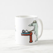 Mug Requin de piscine (Devant droit)