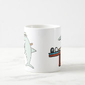 Mug Requin de piscine (Centre)