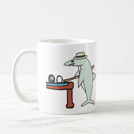 Mug Requin de piscine (Gauche)