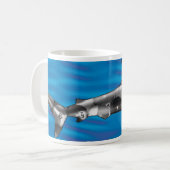 Mug Requin de piscine (Devant gauche)